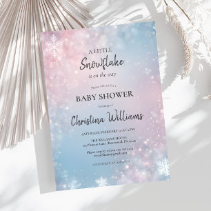 Winter Wonderland Gender Neutral Baby Shower Einladung