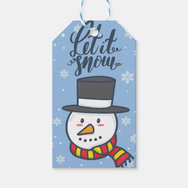 Winter Wonderland Geschenkanhänger (Vorderseite)