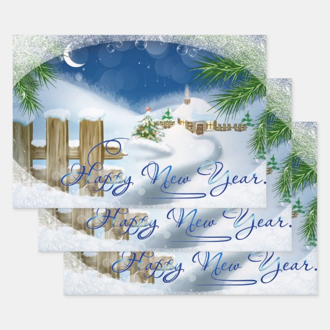 Winter Wonderland Geschenkpapier Set (Set)