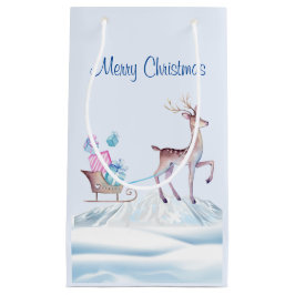 Winter Wonderland-Geschenktasche Kleine Geschenktüte
