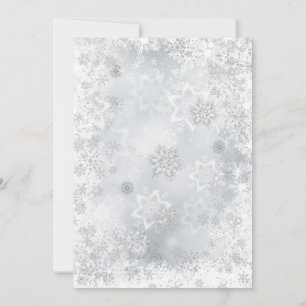 Winter Wonderland Girl Baby shower Invitation rose