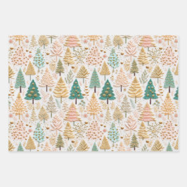 Winter Wonderland Girl Birthday Geschenkpapier Set