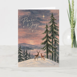 Winter Wonderland Grußkarte Karte