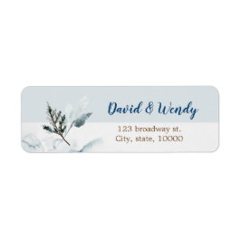 Winter Wonderland Hochzeitshinweis