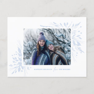 Winter Wonderland Horizontal Holiday Carte photo