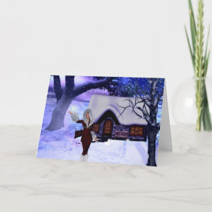 Winter Wonderland Imaginaire Carte de Noël