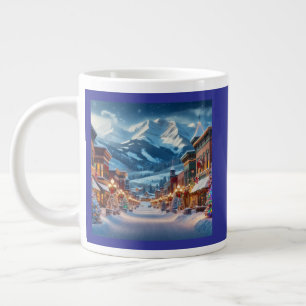 Winter Wonderland in Crested Butte, Colorado Jumbo-Tasse