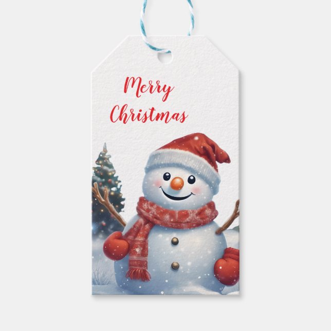 Winter Wonderland Joy Geschenkanhänger (Vorderseite)