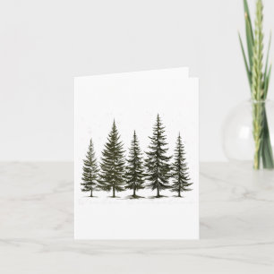 Winter Wonderland Kiefernbaum Naturliebhaber Wande Karte