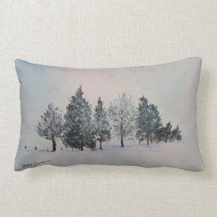 Winter Wonderland Lumbar Throw Kissen