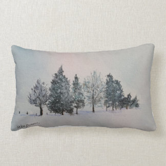 Winter Wonderland Lumbar Throw Kissen