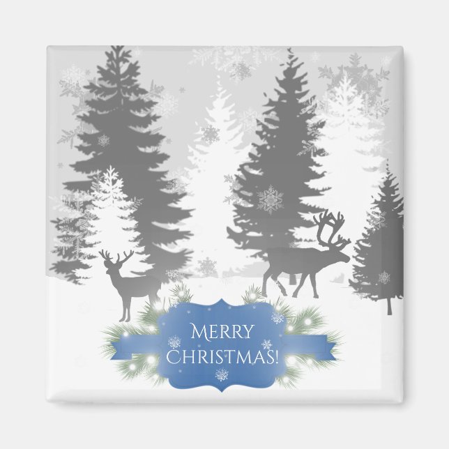Winter Wonderland Magnet - Blue (Vorne)
