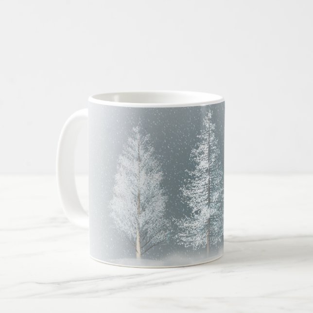 "Winter Wonderland" Noël Winter Mug (Devant gauche)