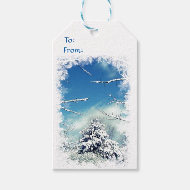 Winter Wonderland Pack von Geschenkartikeln Geschenkanhänger (Vorderseite)