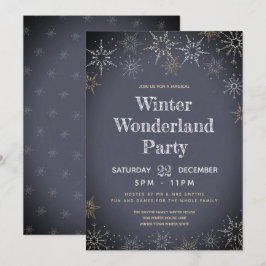 Winter Wonderland Party Einladung
