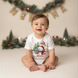 Winter Wonderland - Personalized Baby Bodysuit Baby Strampler