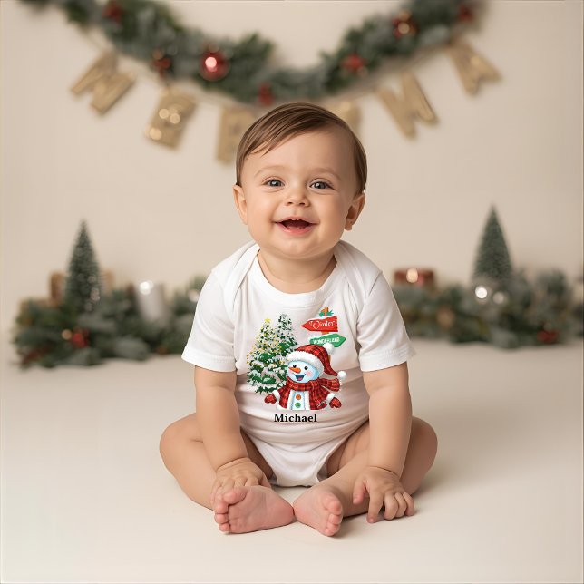 Winter Wonderland - Personalized Baby Bodysuit Baby Strampler (Von Creator hochgeladen)