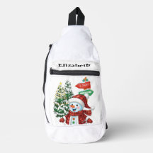 Winter Wonderland - Personalized Crossbody Bag