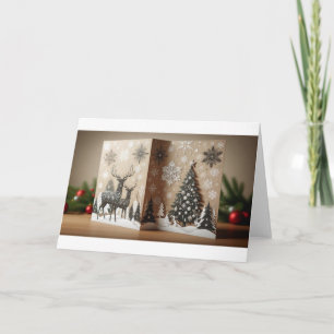 Winter Wonderland Pop-Up Card" Einladung