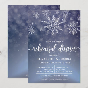 Winter Wonderland Probe Dinner Einladung