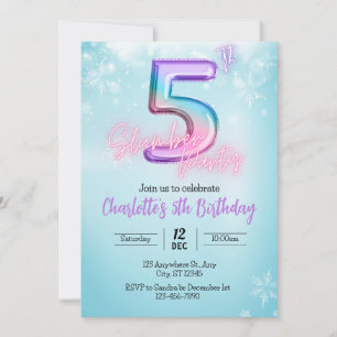 `Winter Wonderland Pyjama-Party-Einladung Einladung