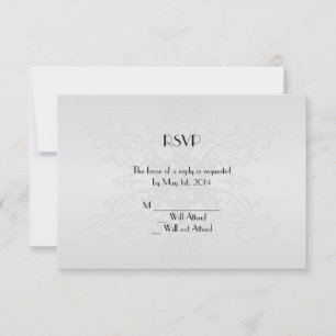 Winter Wonderland Response Card RSVP Karte