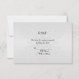 Winter Wonderland Response Card RSVP Karte