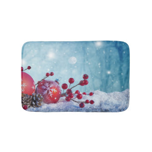 Winter Wonderland Scene Badematte