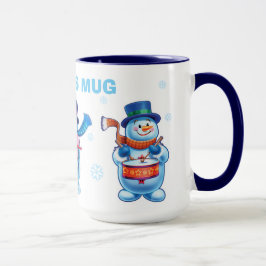 Winter Wonderland Schnee Menschen Tasse individuel
