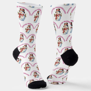 Winter Wonderland Schneemänner Socken