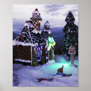 Winter Wonderland-Schneeszene 2020 Poster