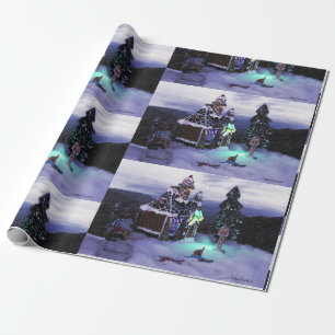 Winter Wonderland Snow Scene 2020 Geschenkpapier
