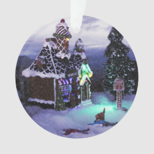 Winter Wonderland Snow Scene 2020 Ornament