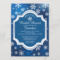 Winter Wonderland Snowflakes Brautparty