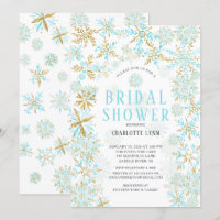 Winter Wonderland Snowflakes Brautparty