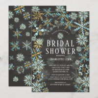 Winter Wonderland Snowflakes Brautparty