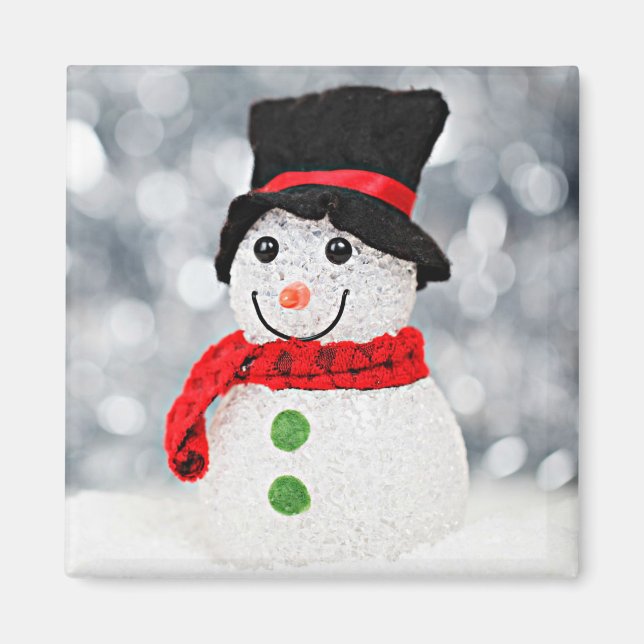Winter Wonderland Snowman Magnet (Vorne)