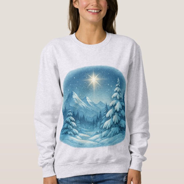 Winter Wonderland Snowy Forest Sweatshirt | Cosy C (Vorderseite)