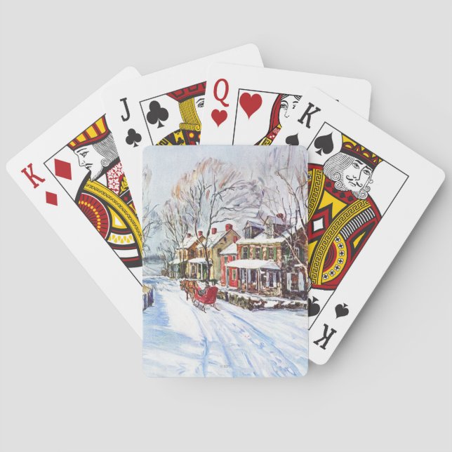 Winter Wonderland Spielkarten (Rückseite)