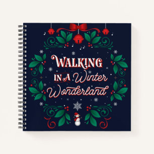 Winter Wonderland Square Notebook 8.5x8.5 Notizbuch