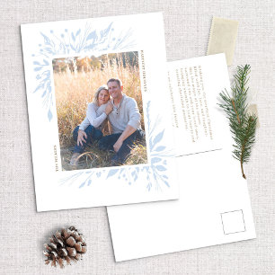 Winter Wonderland Vertical Holiday Foto Postkarte