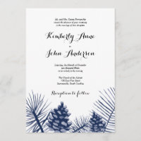 Winter Wonderland Wedding Einladung