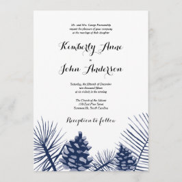 Winter Wonderland Wedding Einladung