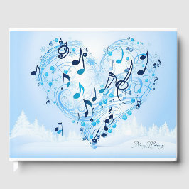 Winter Wonderland Wedding Guest Book Gästebuch