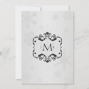 Winter Wonderland Wedding Jubiläum Einladung