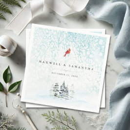Winter Wonderland Wedding Serviette