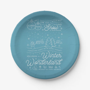 Winter Wonderland Weihnachten 7" Teller