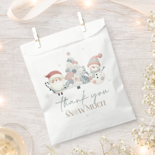 Winter Wonderland Weihnachten Geschenktütchen (Ausgeschnitten)