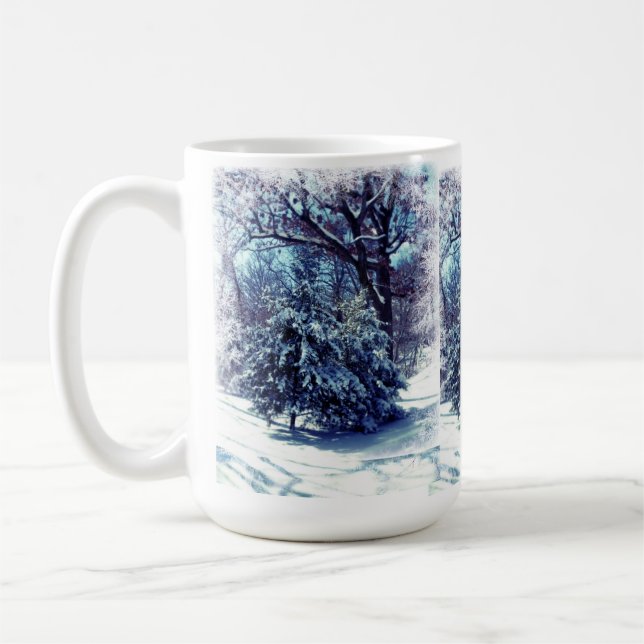 Winter Wonderland Weihnachts-Tasse Kaffeetasse (Links)