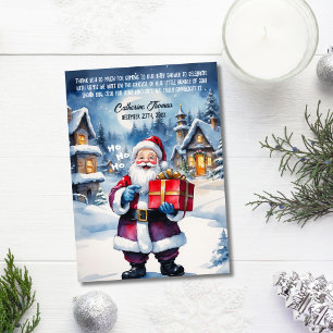 Winter Wonderland Weihnachts Weihnachtsdusche Dankeskarte